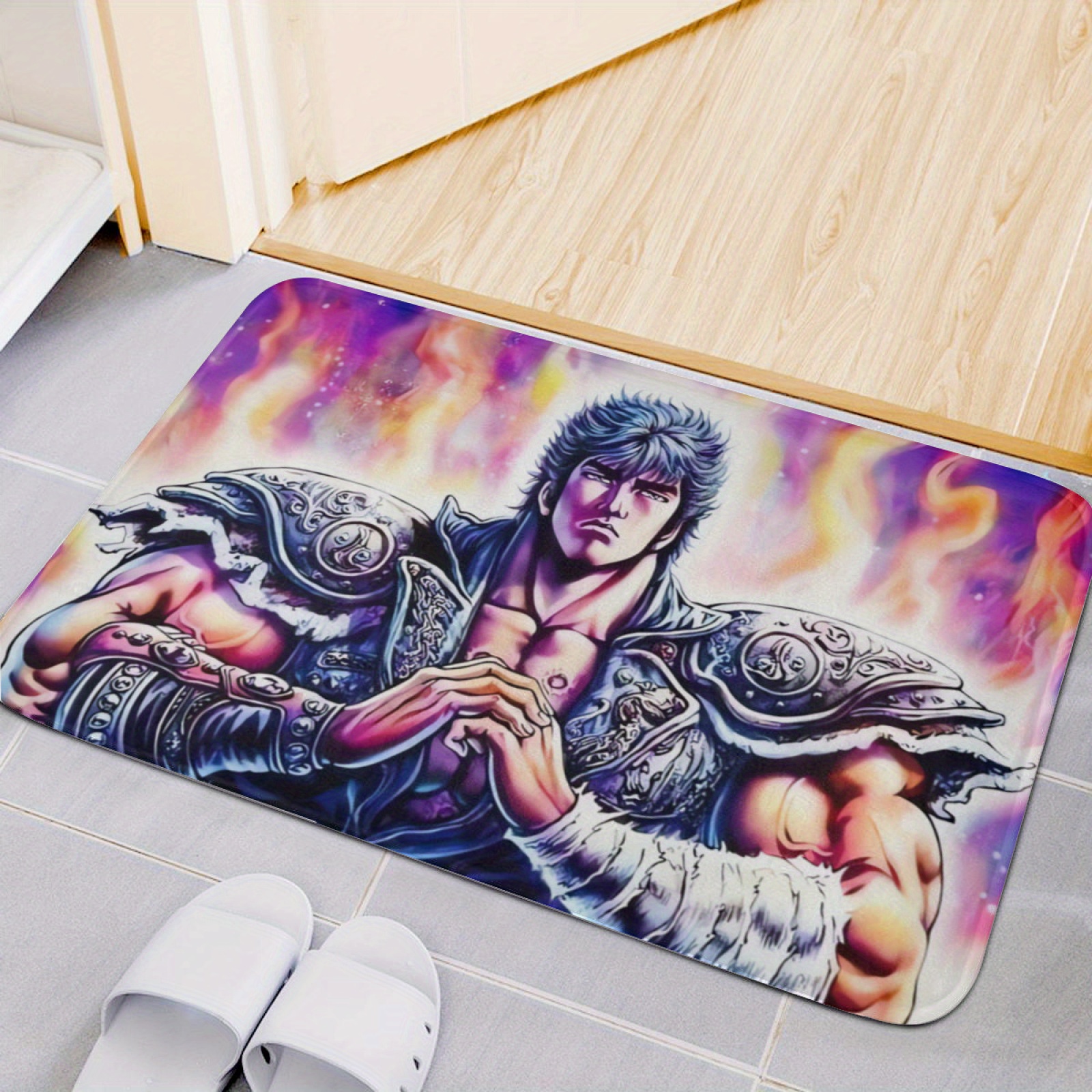 Home Bathroom Dimensions - Hokuto No Ken Modern Flannel Floor