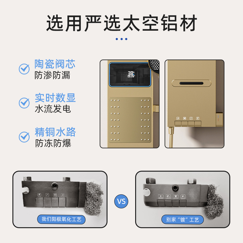 Space-Gray Smart Digital Displ – Home Bathroom recenzja i cena