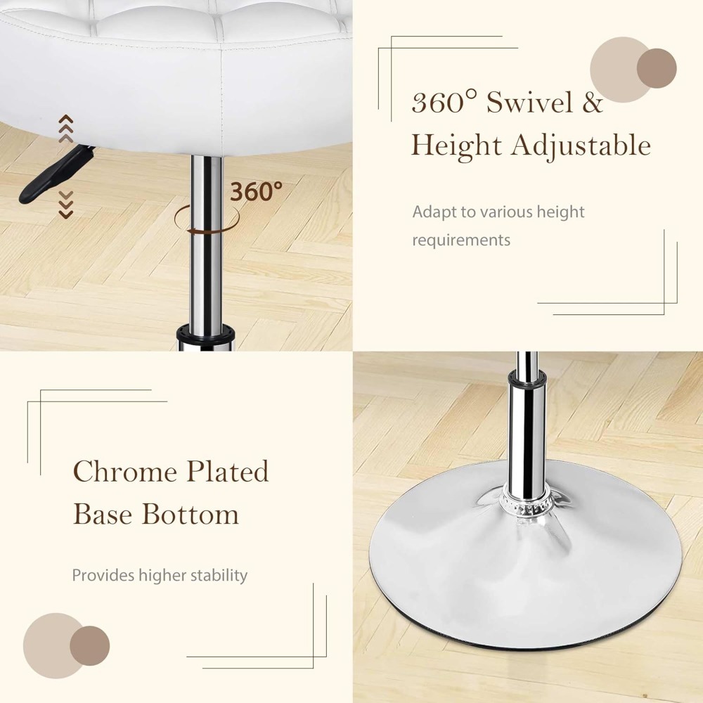 Vanity Chair Stool Modern Tuft – Home Bathroom Furniture recenzja i cena