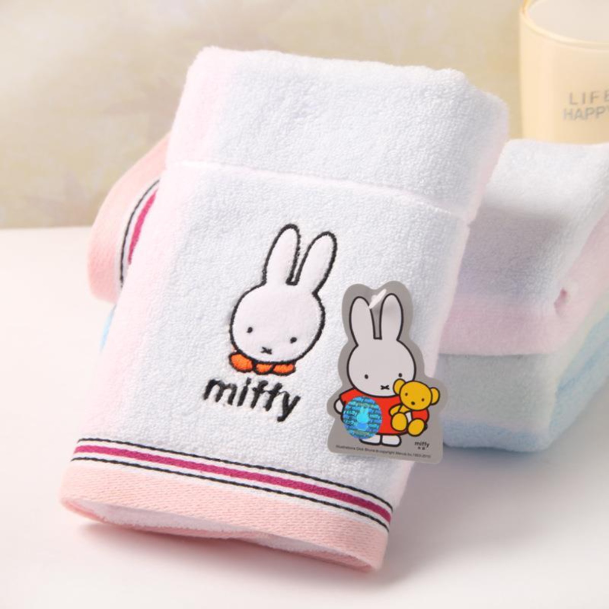 Miffy Rabbit Pure Cotton Towel – Home Goods Bathroom Accessories recenzja i cena