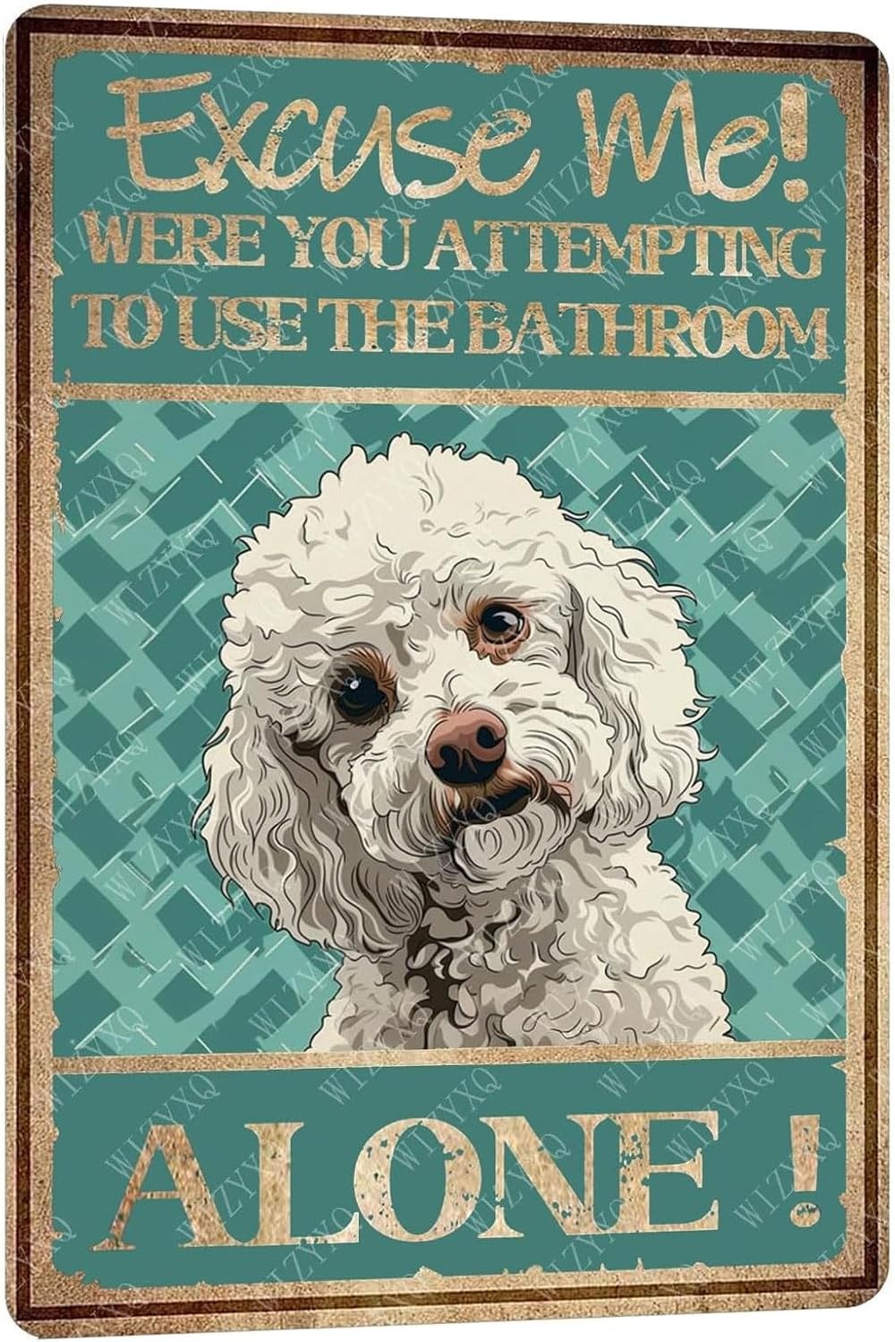 Metal Signs Excuse Me Were You – Home Alone Bathroom recenzja i cena