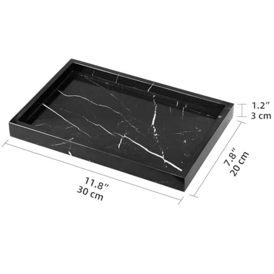 Marble Bathroom Vanity Tray, N – Home Bathroom recenzja i cena