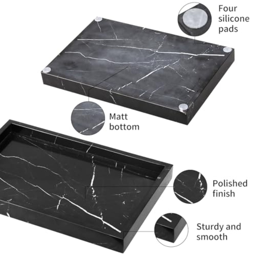 Marble Bathroom Vanity Tray, N – Home Bathroom recenzja i cena