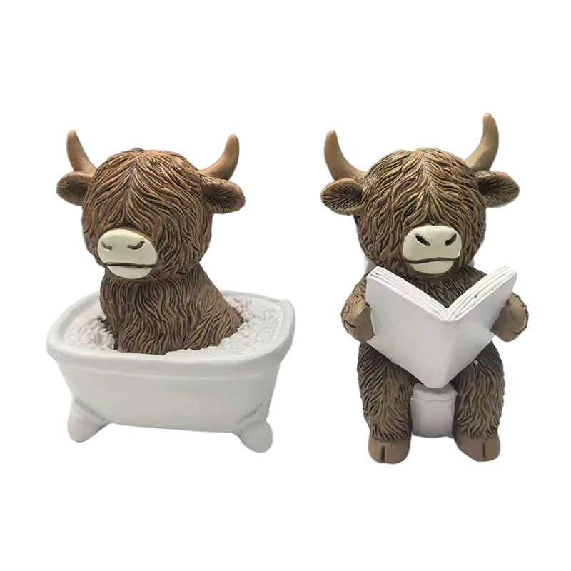 Cute Scottish Highland Cow Res – Jet Home Bathroom recenzja i cena