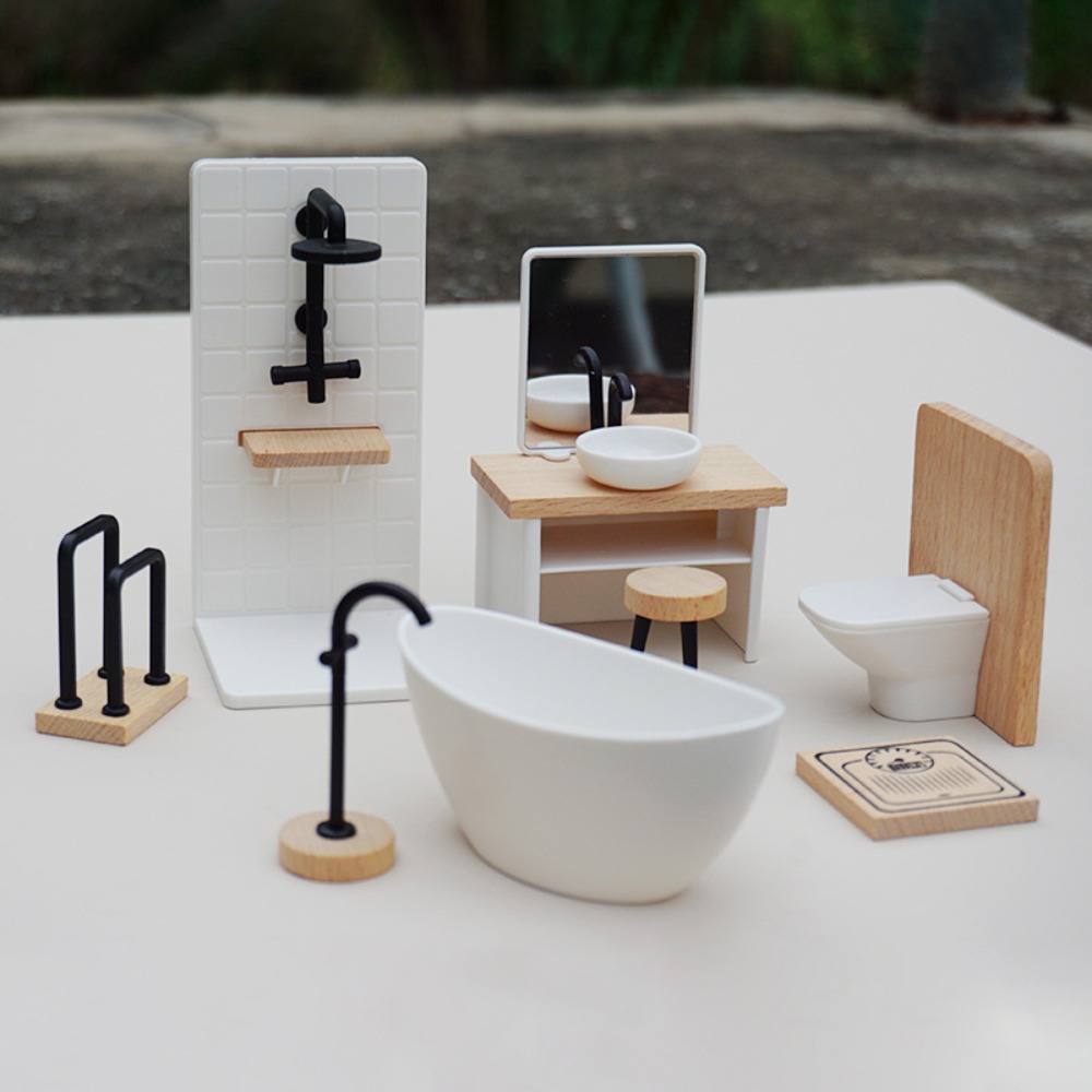 1:12 Dollhouse Simulation Bath – Home Bathroom Furniture recenzja i cena