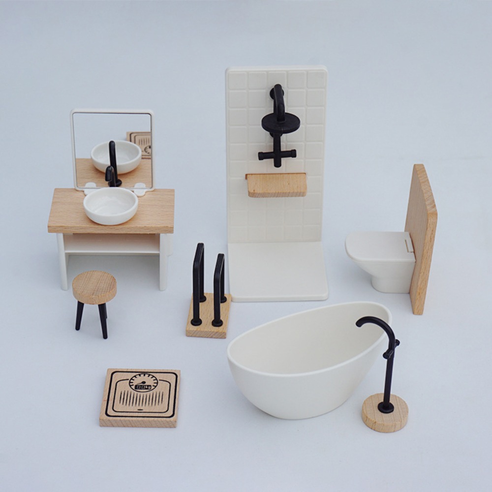 1:12 Dollhouse Simulation Bath – Home Bathroom Furniture recenzja i cena