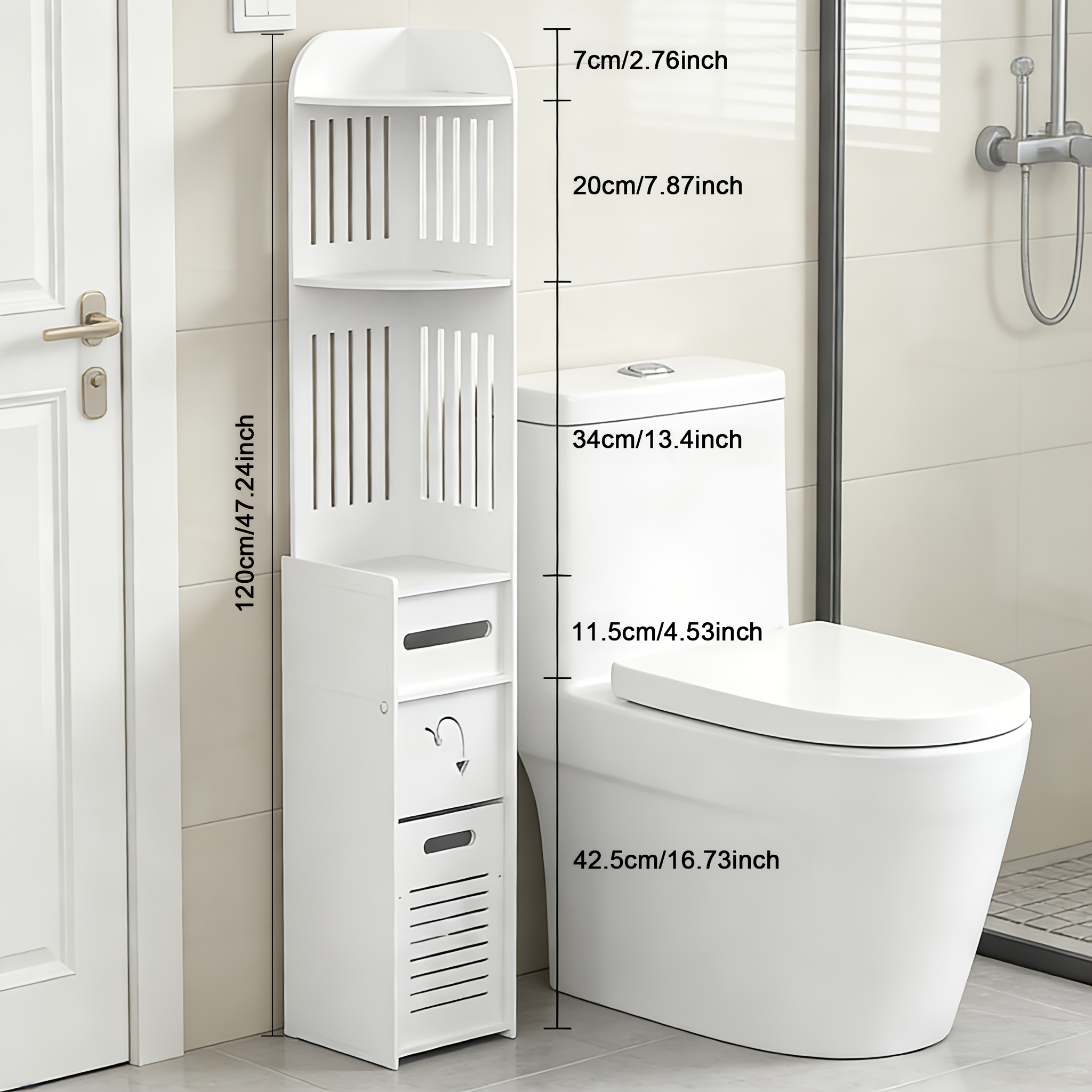 Space-Saving Bathroom Cabinet, – Home Bathroom Organizer recenzja i cena
