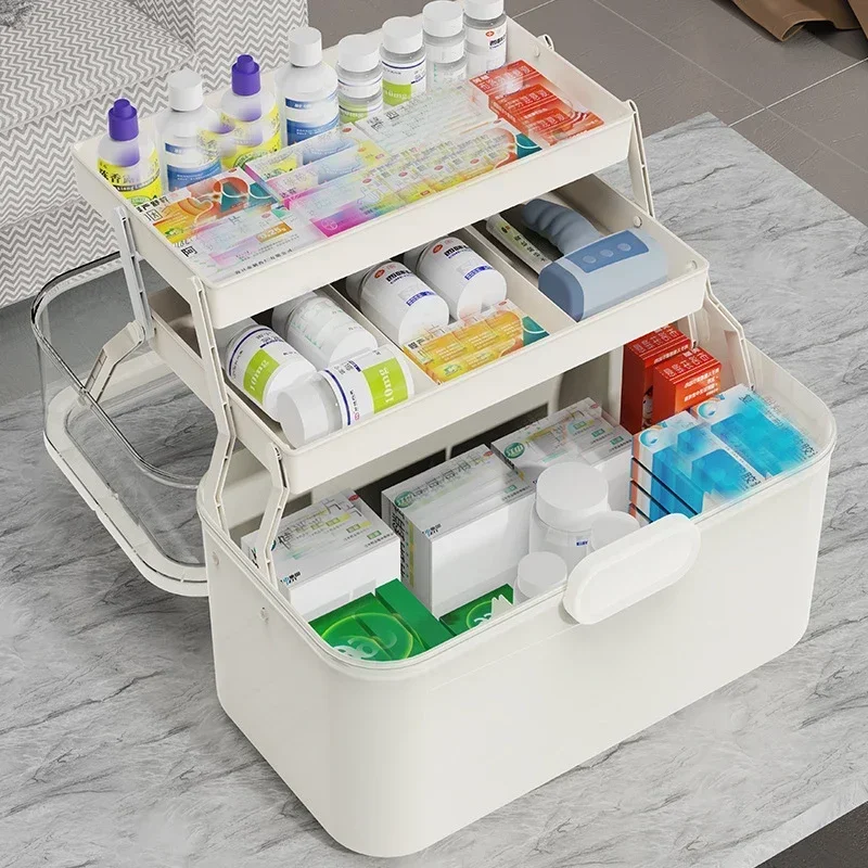 Large Capacity Clear Lid Medic – Home Bathroom Organizer recenzja i cena