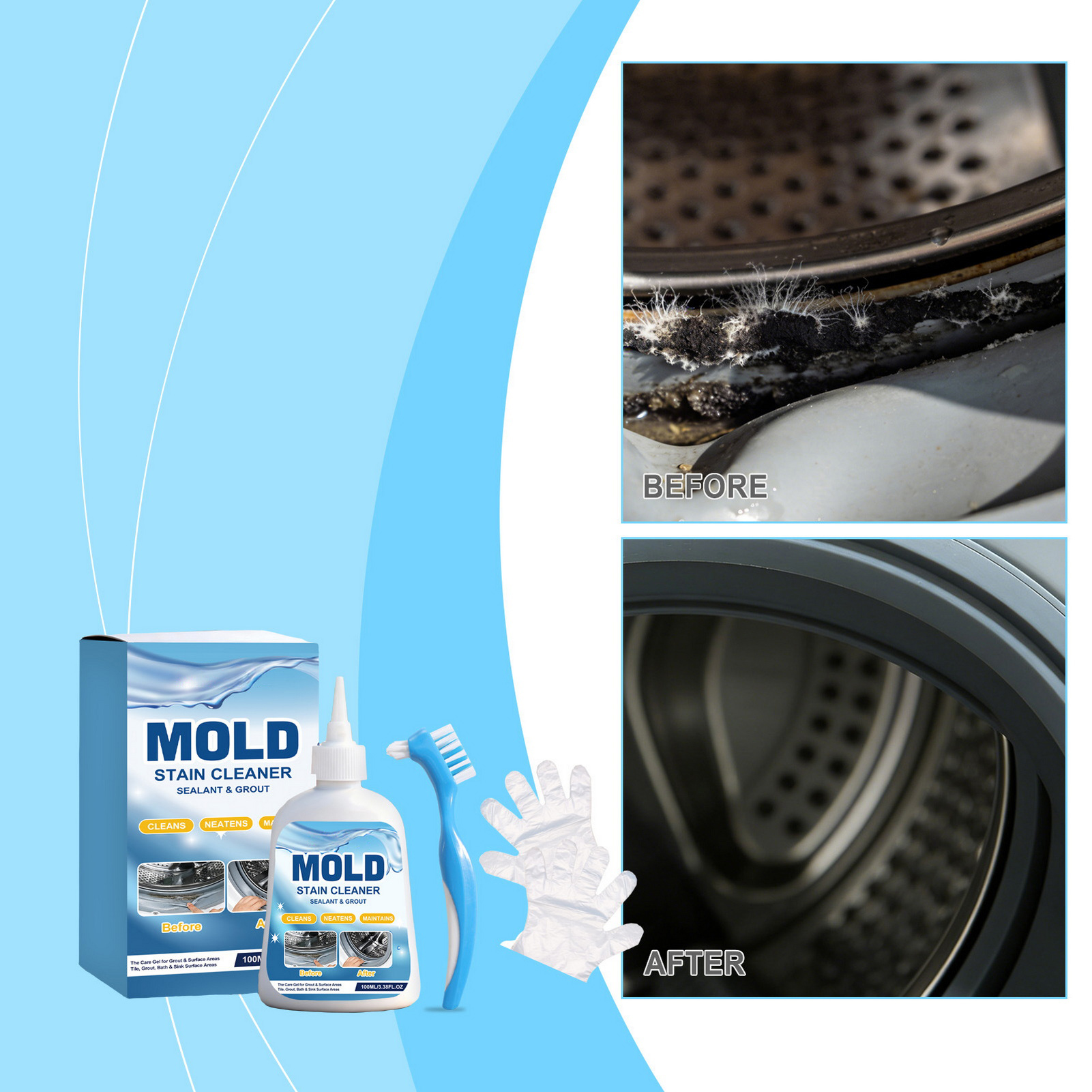 Mold Removing Gel For Bathroom – Home Bathroom Cleaning Solution recenzja i cena
