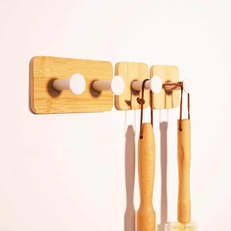 1Pcs Bamboo Wood Hook Wall Clo – Home Bathroom Gadgets recenzja i cena