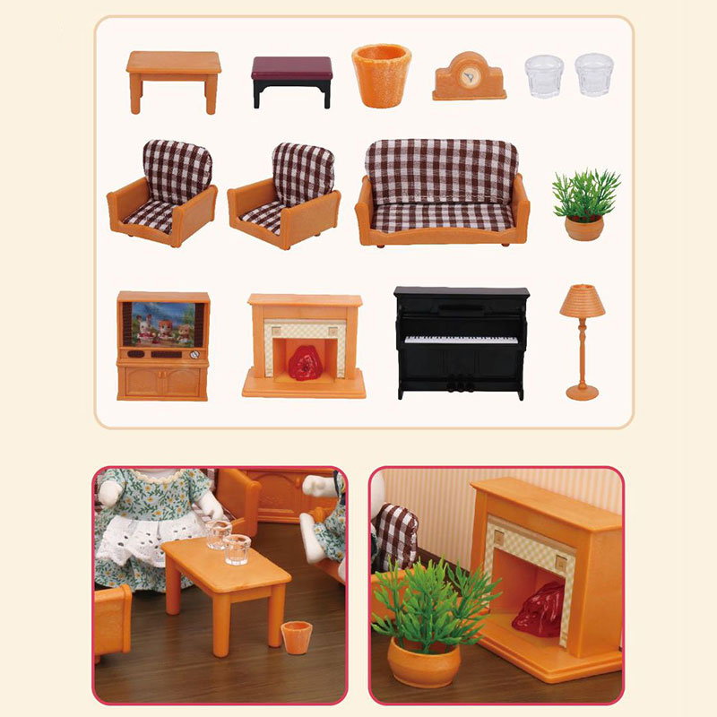 Dollhouse Miniature Gift box p – Home Bathroom Furniture recenzja i cena