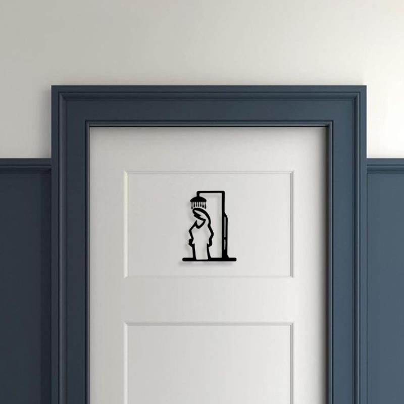 New Black Shower Figure Wall D – Jet Home Bathroom recenzja i cena