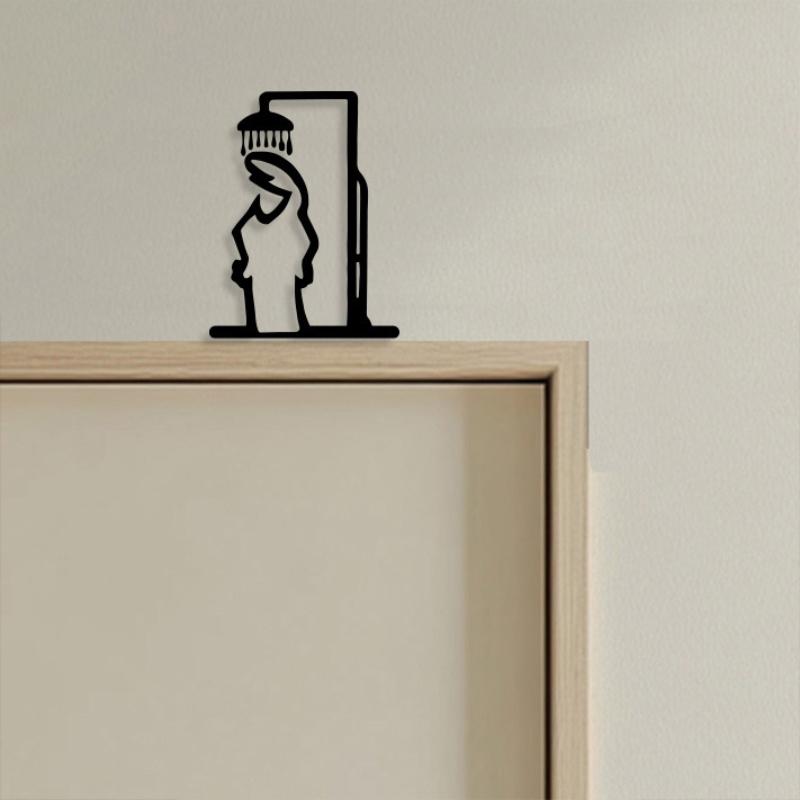New Black Shower Figure Wall D – Jet Home Bathroom recenzja i cena