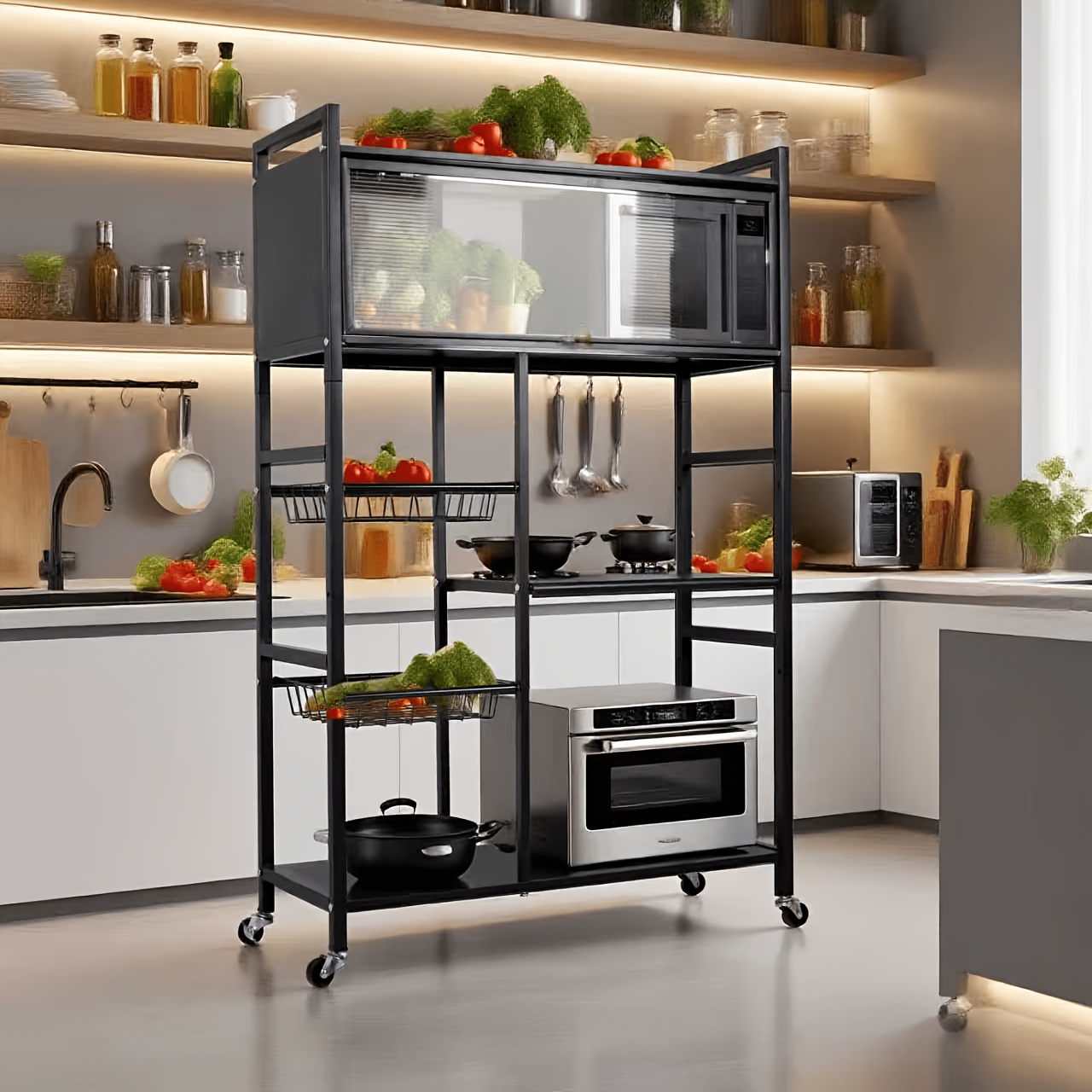 us1pc Movable Storage Rack, Ad – Home Bathroom Organizer recenzja i cena