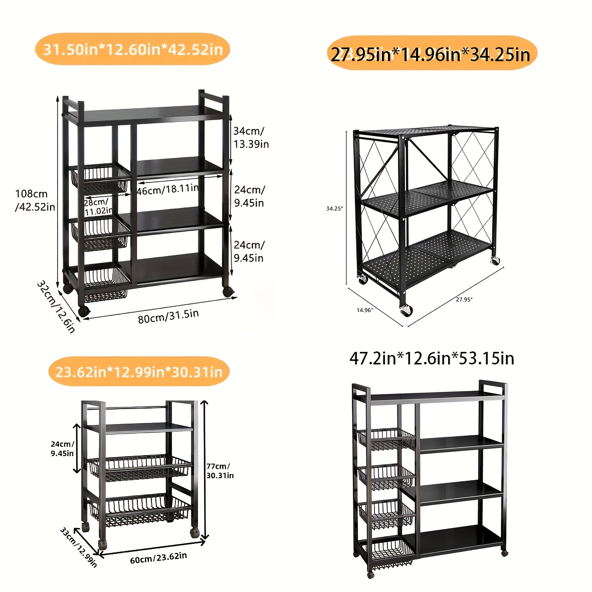 us1pc Movable Storage Rack, Ad – Home Bathroom Organizer recenzja i cena