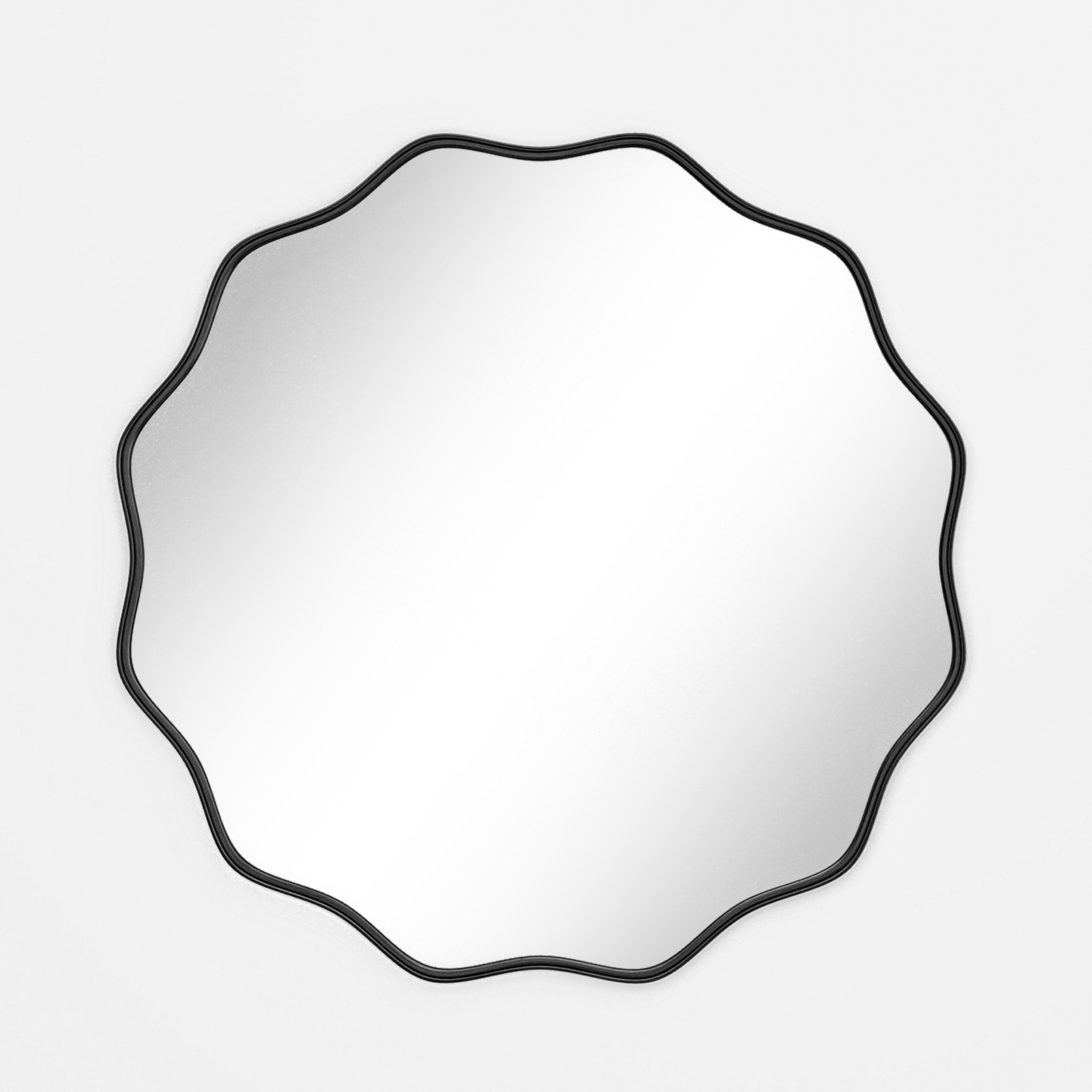 Wavy Round Bathroom Mirror Dec – Home Bathroom Furniture recenzja i cena