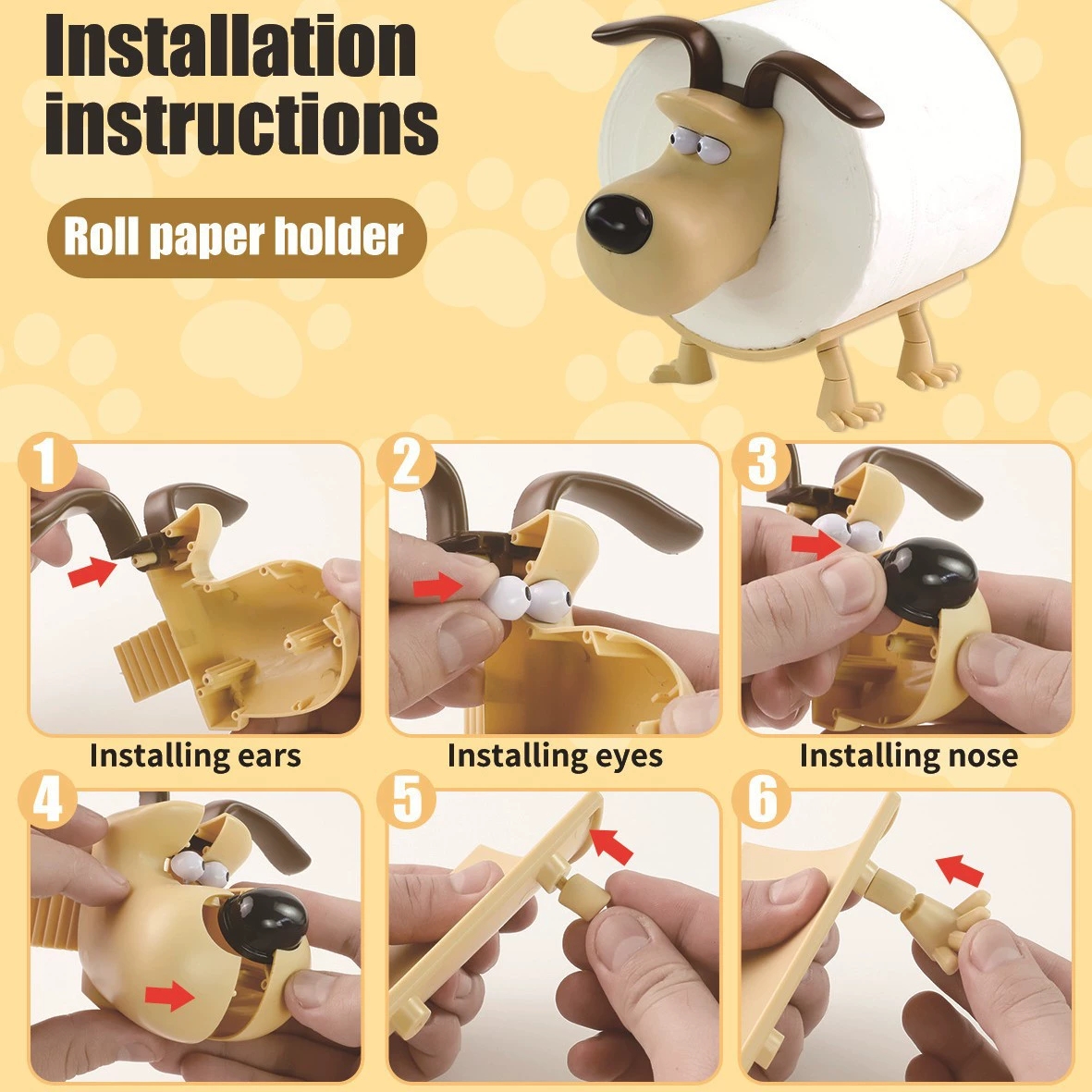 Fun Dog Toilet Paper Holder Ho – Home Bathroom Gadgets recenzja i cena