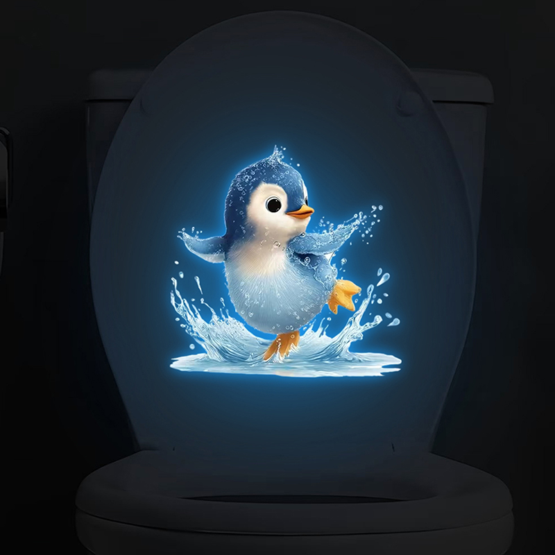 Glow-in-the-Dark Penguin Toile – Jet Home Bathroom recenzja i cena