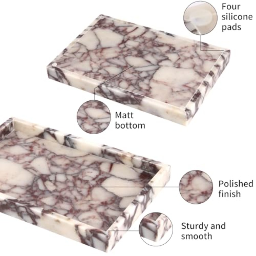 Marble Bathroom Vanity Tray, N – Home Bathroom recenzja i cena