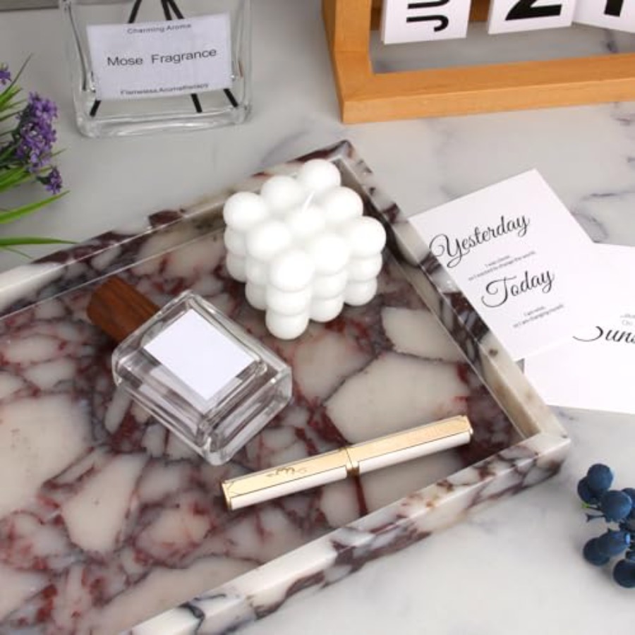 Marble Bathroom Vanity Tray, N – Home Bathroom recenzja i cena