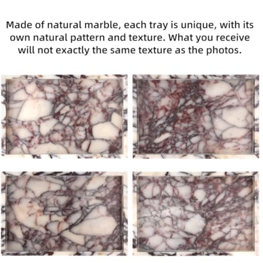 Marble Bathroom Vanity Tray, N – Home Bathroom recenzja i cena