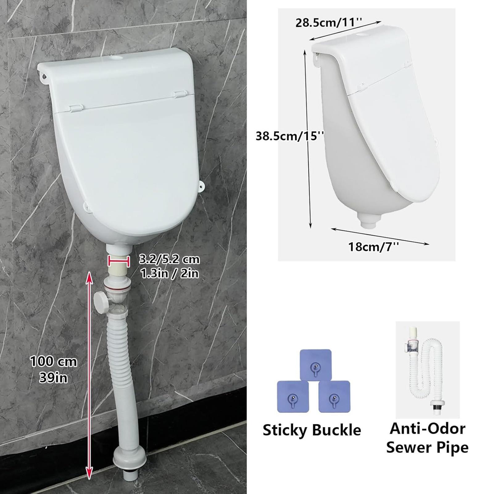 Wall Urinal with Lid Commercia – Home Bathroom With Urinal recenzja i cena