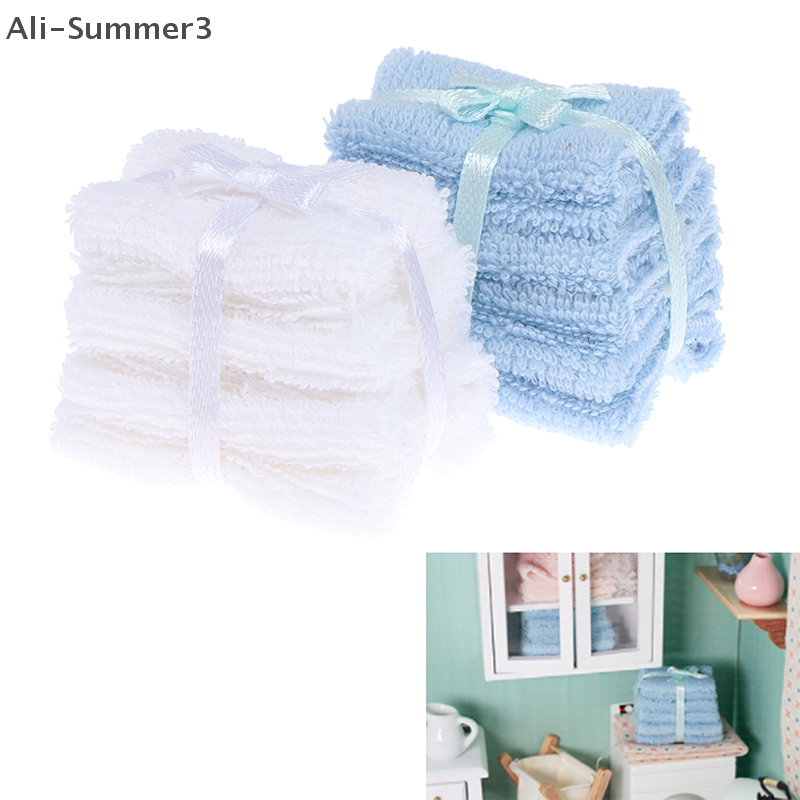 1:12 Dollhouse Miniature Towel – Home Bathroom Furniture recenzja i cena