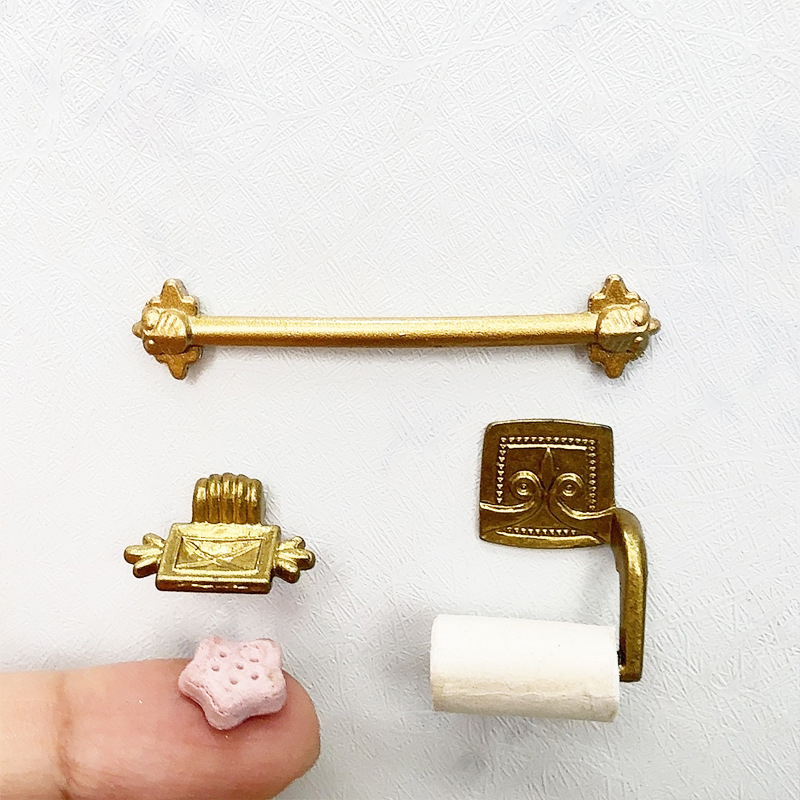 ●1/12 Dollhouse Simulation Pap – Home Bathroom Gadgets recenzja i cena