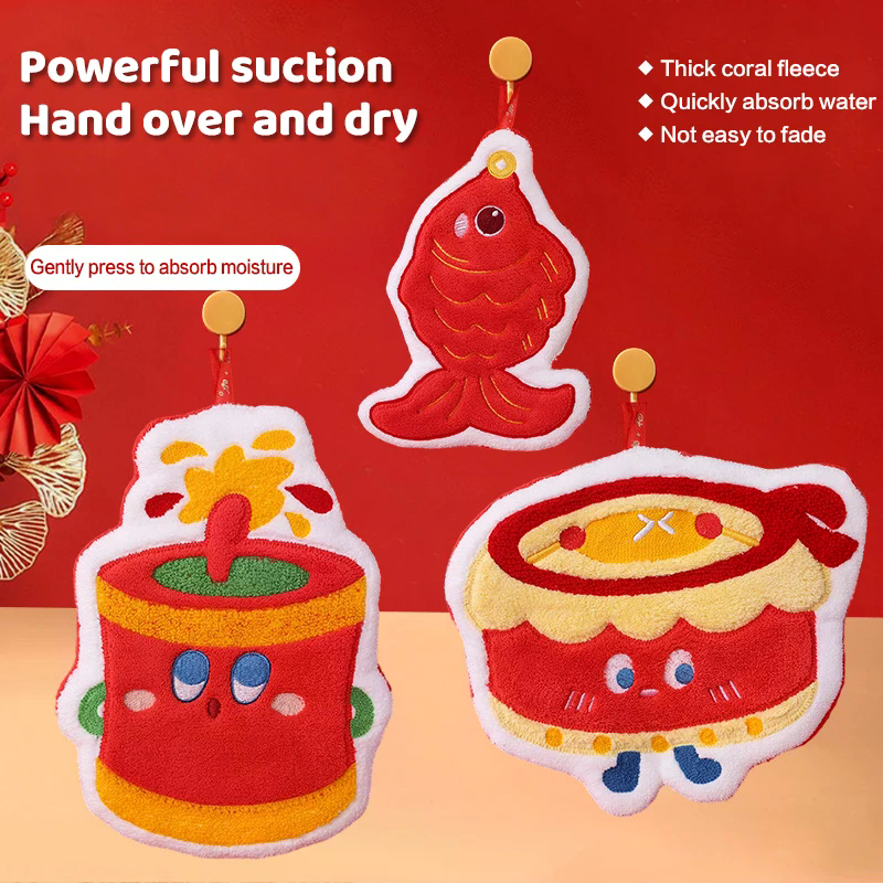 New Year's Creative Hand Towel – Jet Home Bathroom recenzja i cena