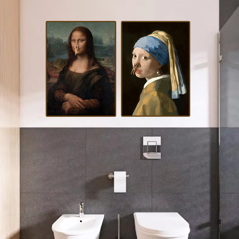 1pc Funny Abstract Bathroom To – Home Bathroom Furniture recenzja i cena