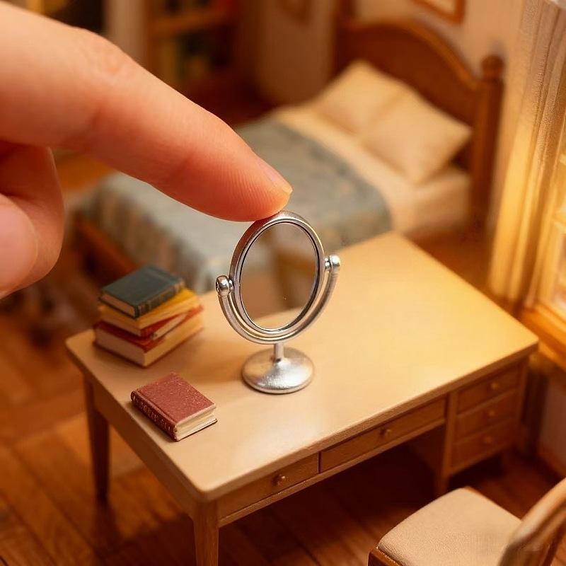 1Pcs Miniature Retro Mirror Dr – Home Bathroom Furniture recenzja i cena