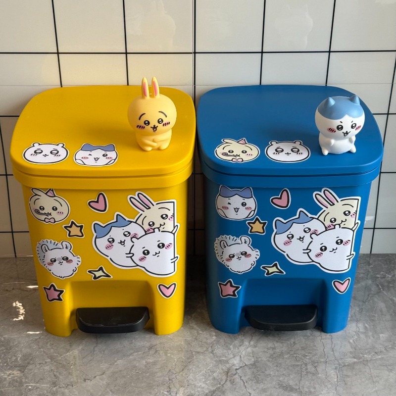 Kawaii Chiikawa Trash Can Foot – Home Goods Bathroom Accessories recenzja i cena