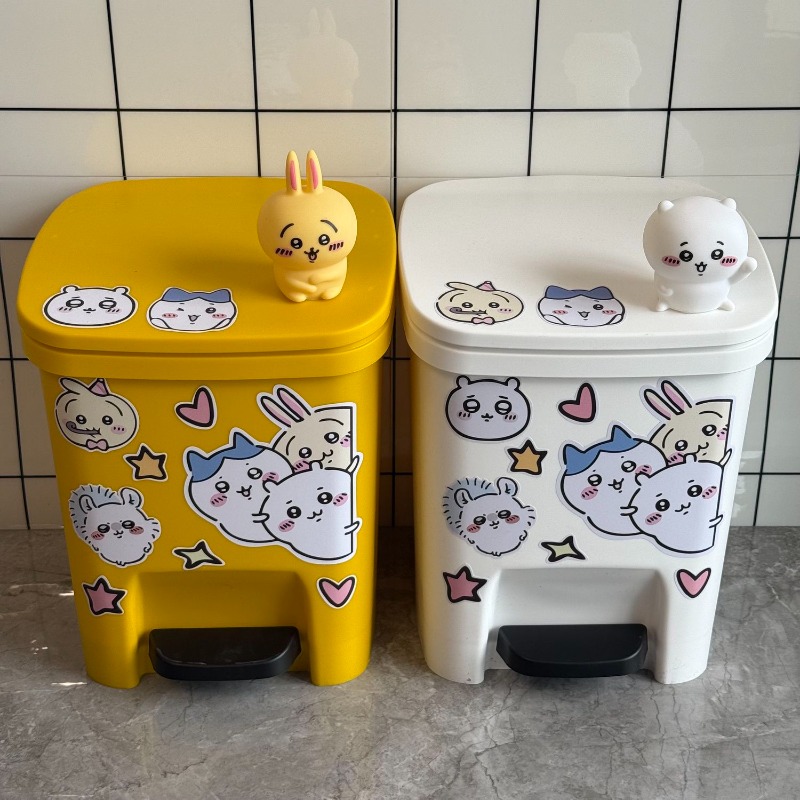 Kawaii Chiikawa Trash Can Foot – Home Goods Bathroom Accessories recenzja i cena