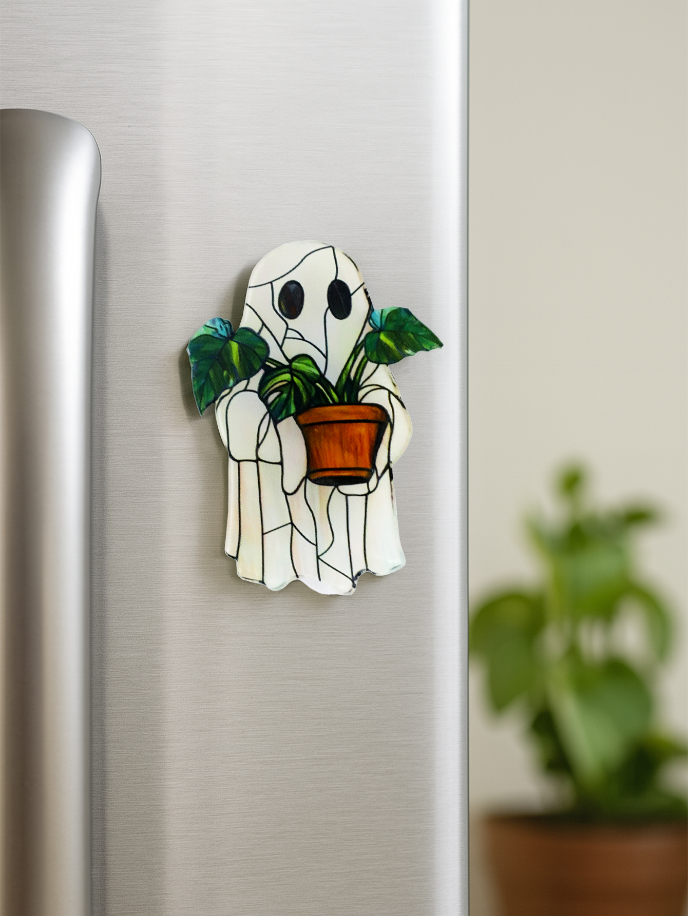 Halloween Ghost Acrylic Sticke – Home Bathroom Furniture recenzja i cena