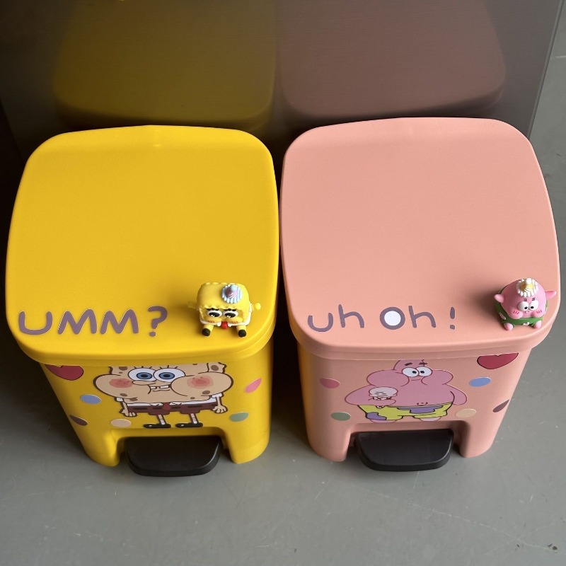 Cute Patrick Star Pedal Trash  – Home Goods Bathroom Accessories recenzja i cena