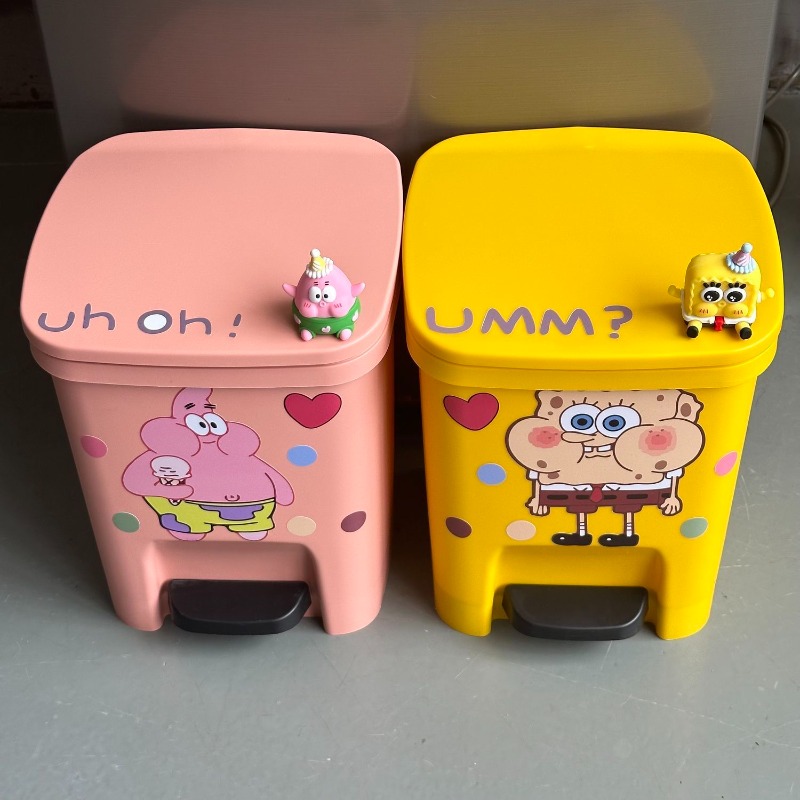 Cute Patrick Star Pedal Trash  – Home Goods Bathroom Accessories recenzja i cena