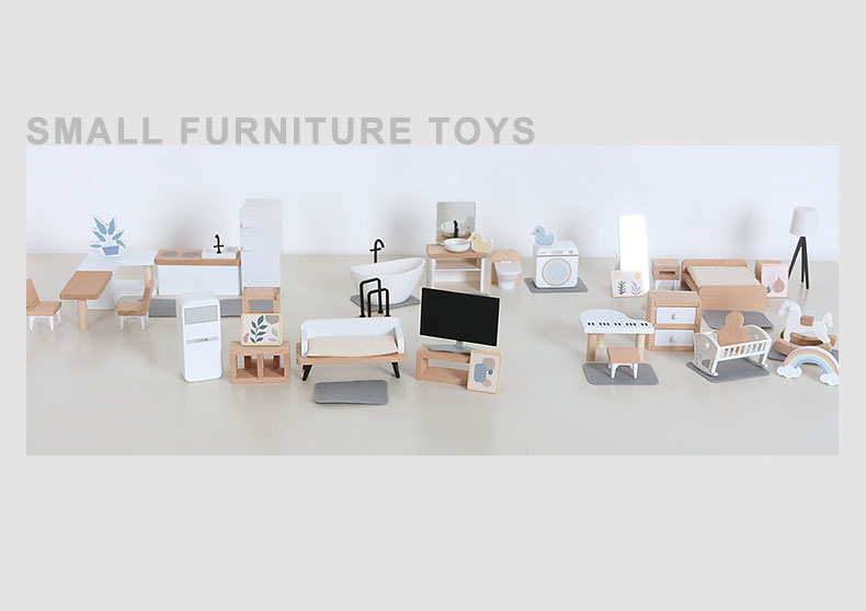 Modern dollhouse furniture kit – Home Bathroom Furniture recenzja i cena