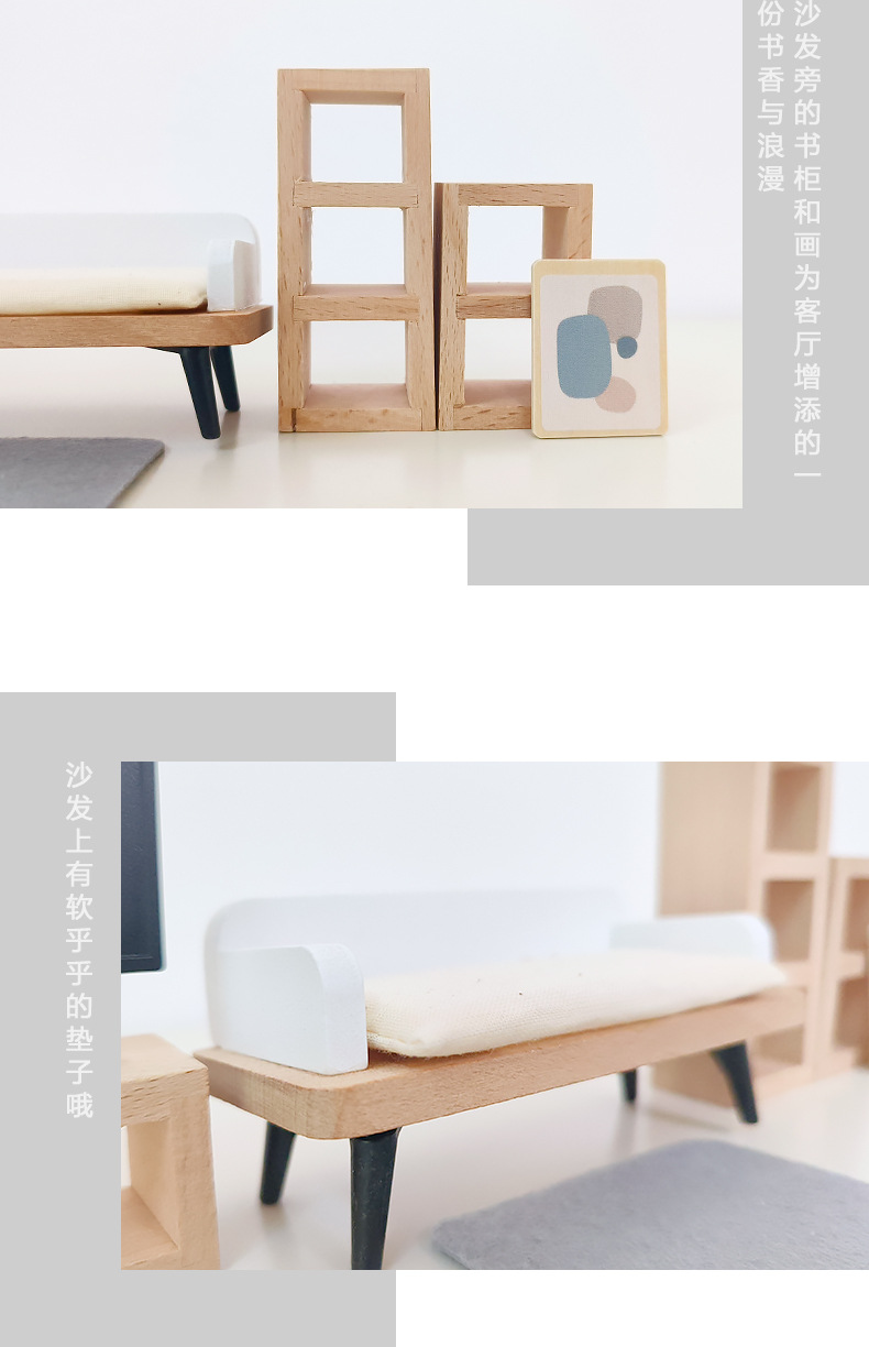 Modern dollhouse furniture kit – Home Bathroom Furniture recenzja i cena