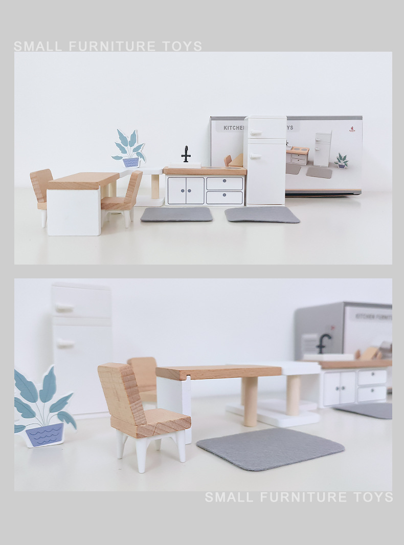 Modern dollhouse furniture kit – Home Bathroom Furniture recenzja i cena