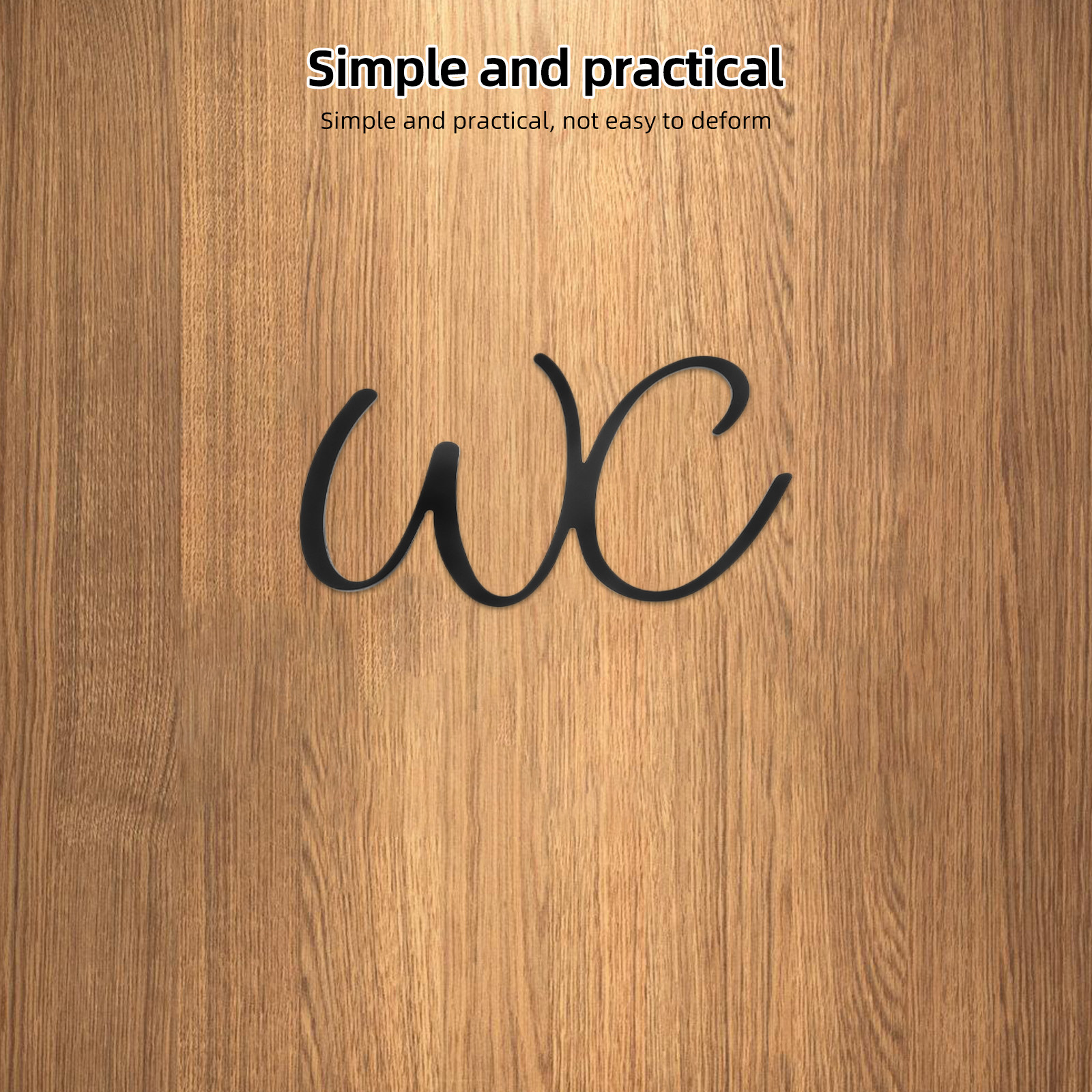 Bathroom Sign Toilet Door Iron – Home Bathroom Sign recenzja i cena
