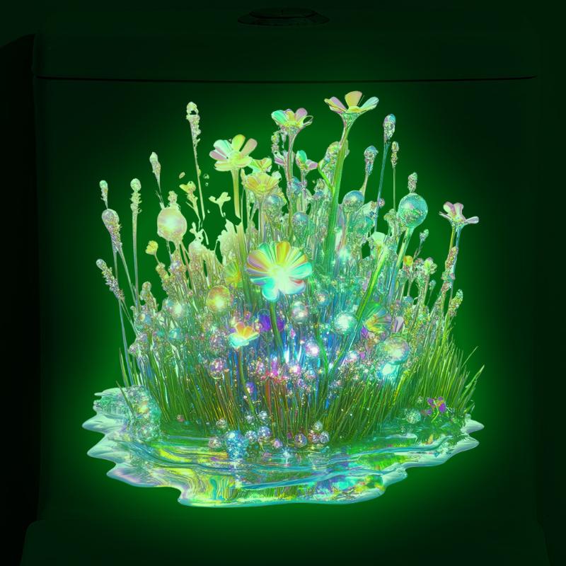 Glow-in-the-Dark Flower Plant  – Jet Home Bathroom recenzja i cena
