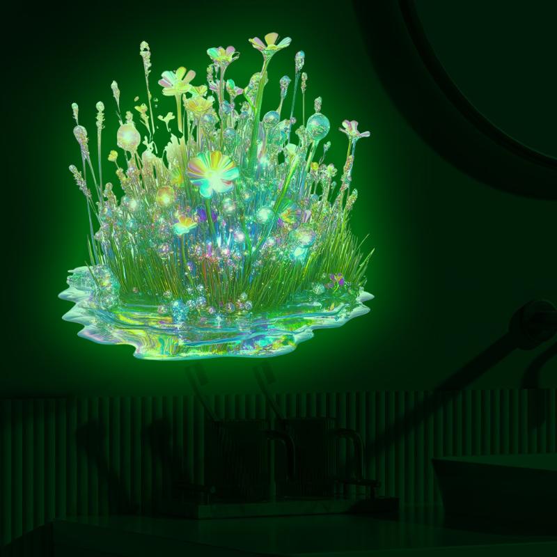 Glow-in-the-Dark Flower Plant  – Jet Home Bathroom recenzja i cena