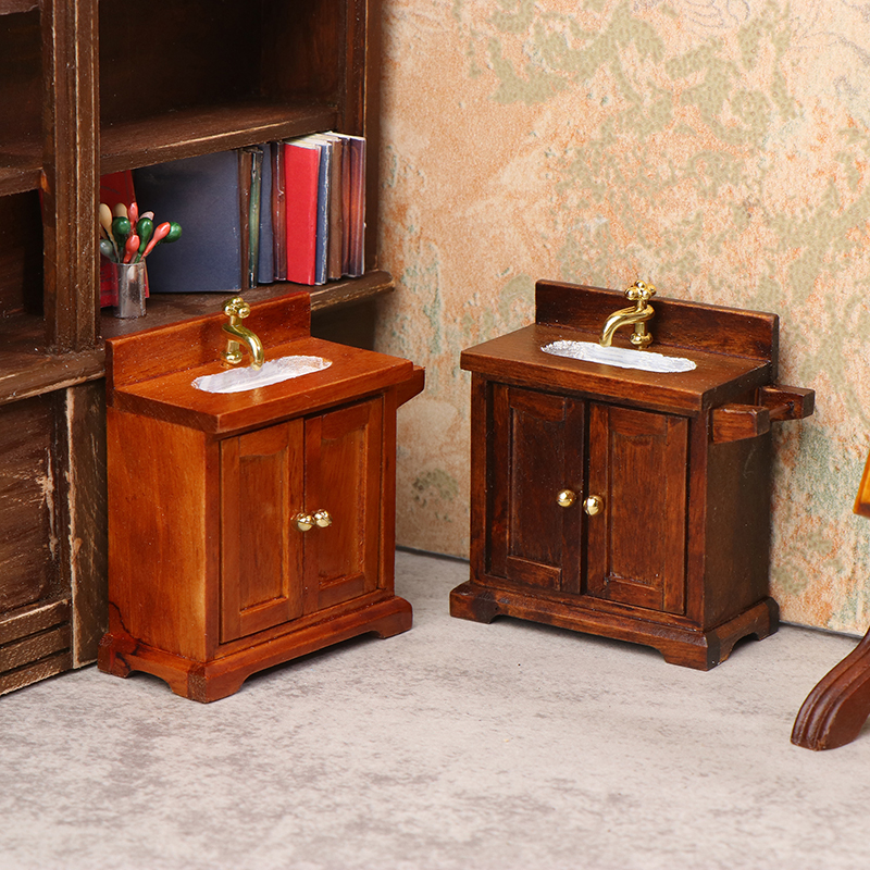 1/12 Dollhouse Simulation Wash – Home Bathroom Furniture recenzja i cena