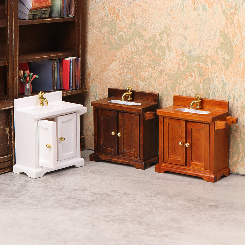 1/12 Dollhouse Simulation Wash – Home Bathroom Furniture recenzja i cena