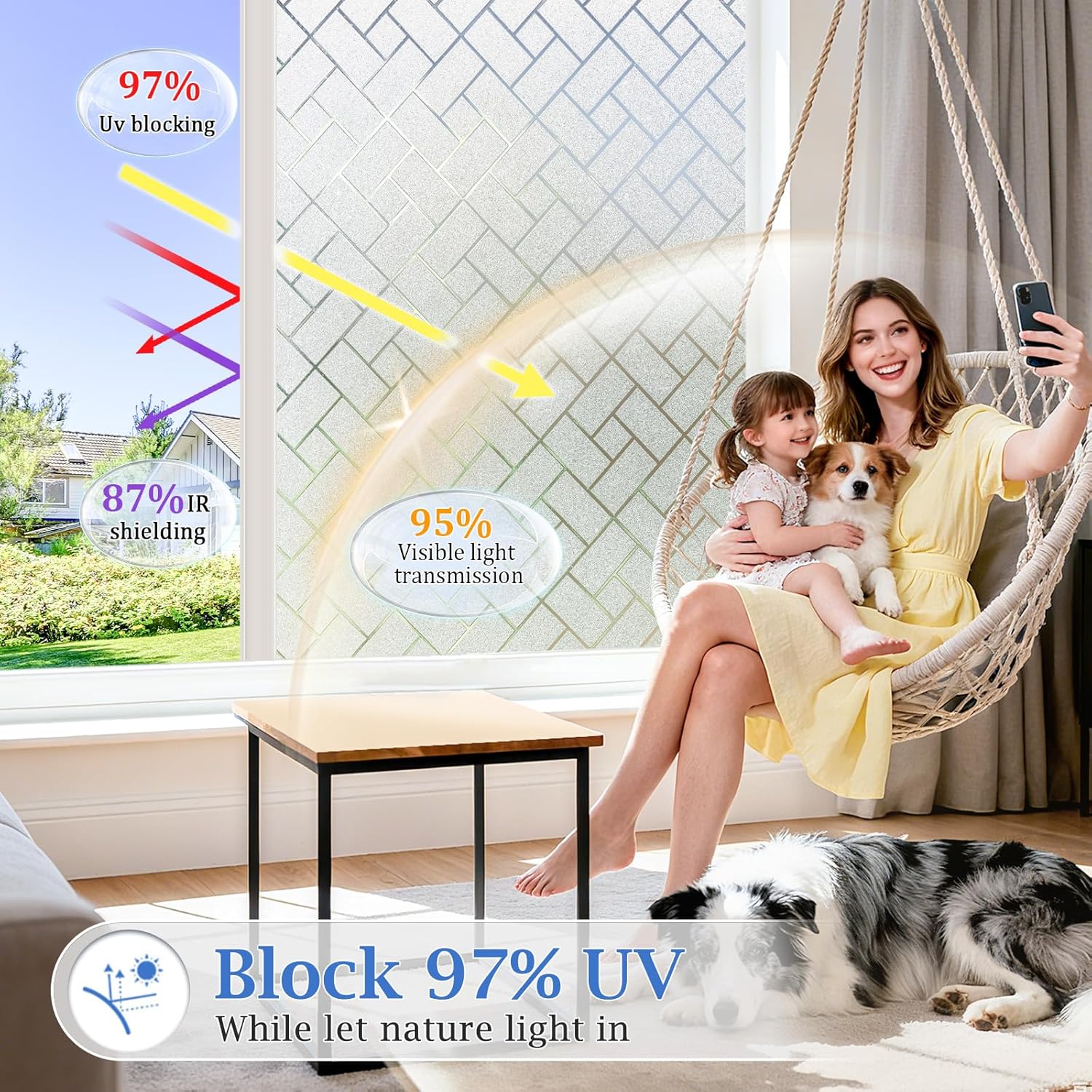 Frosted Window Privacy Film St – Home Bathroom recenzja i cena