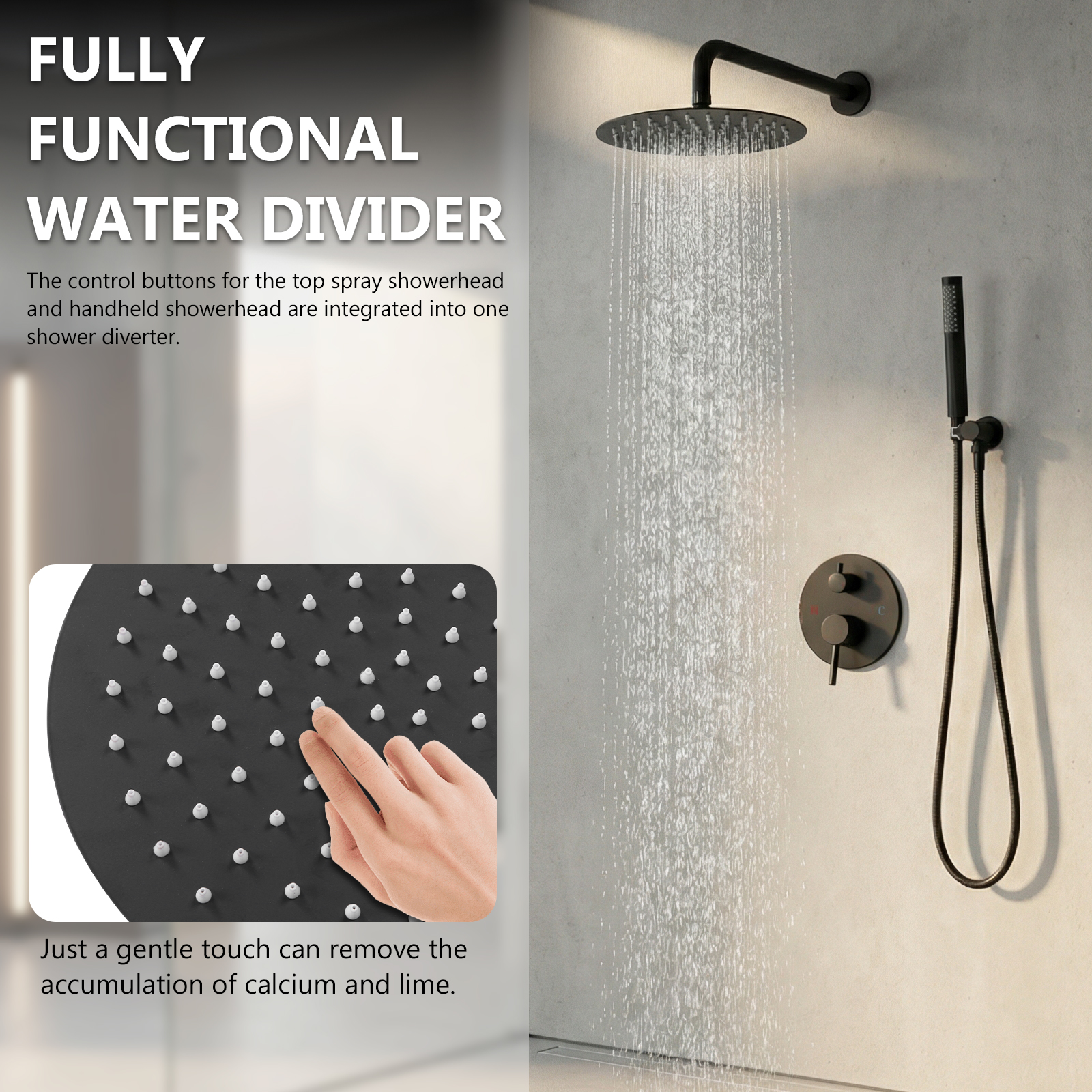 Ceiling Rainfall Shower Head S – Home Bathroom recenzja i cena