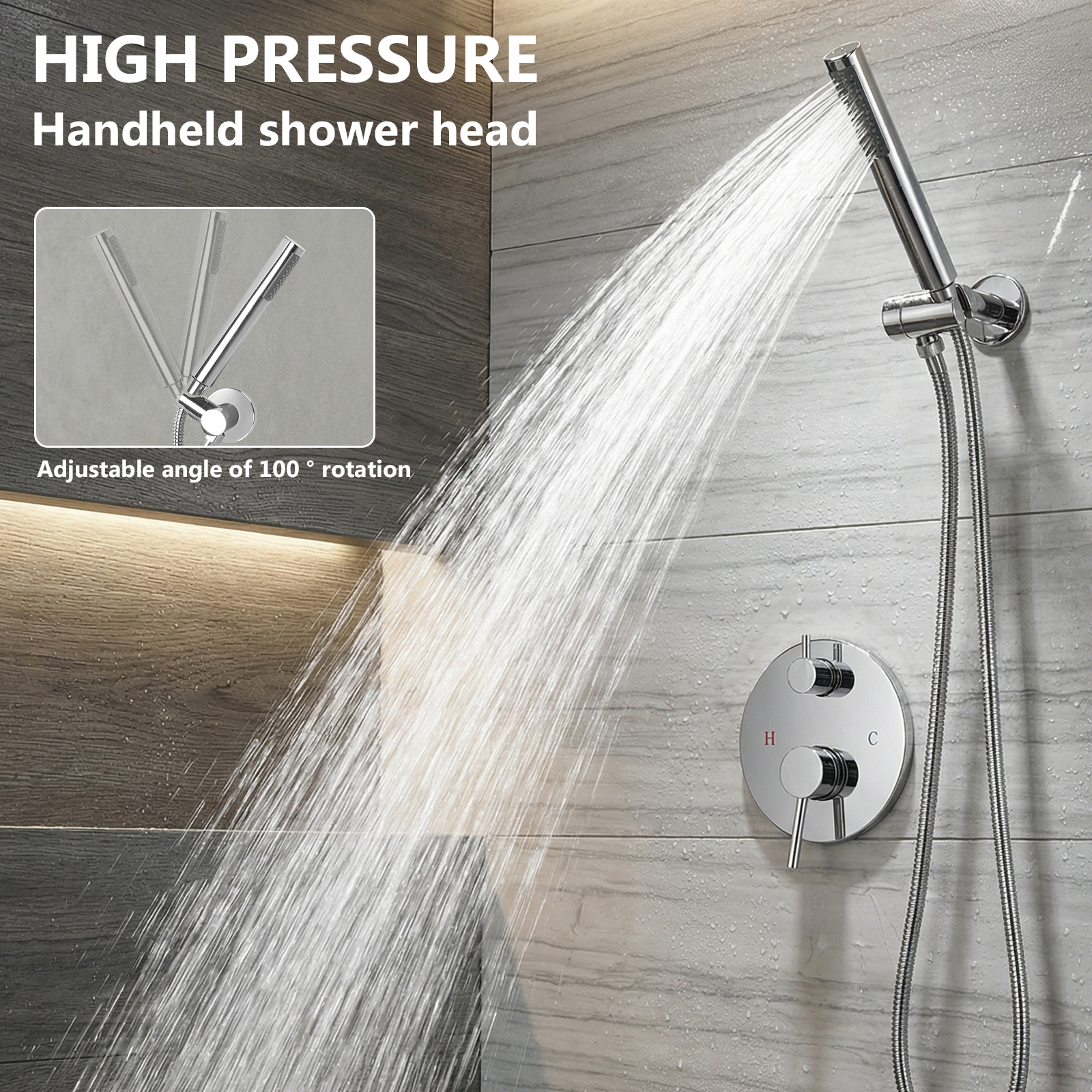 Ceiling Rainfall Shower Head S – Home Bathroom recenzja i cena