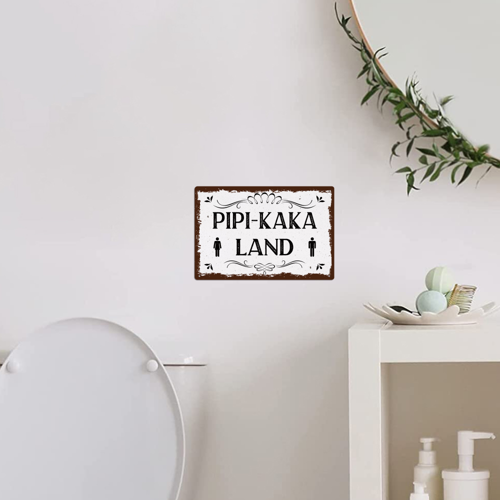 Putuo Decor 1pc Vintage Metal  – Home Bathroom Sign recenzja i cena