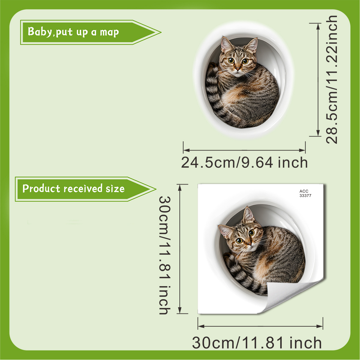 3D Funny Cat Toilet Sticker Ba – Home Bathroom Gadgets recenzja i cena