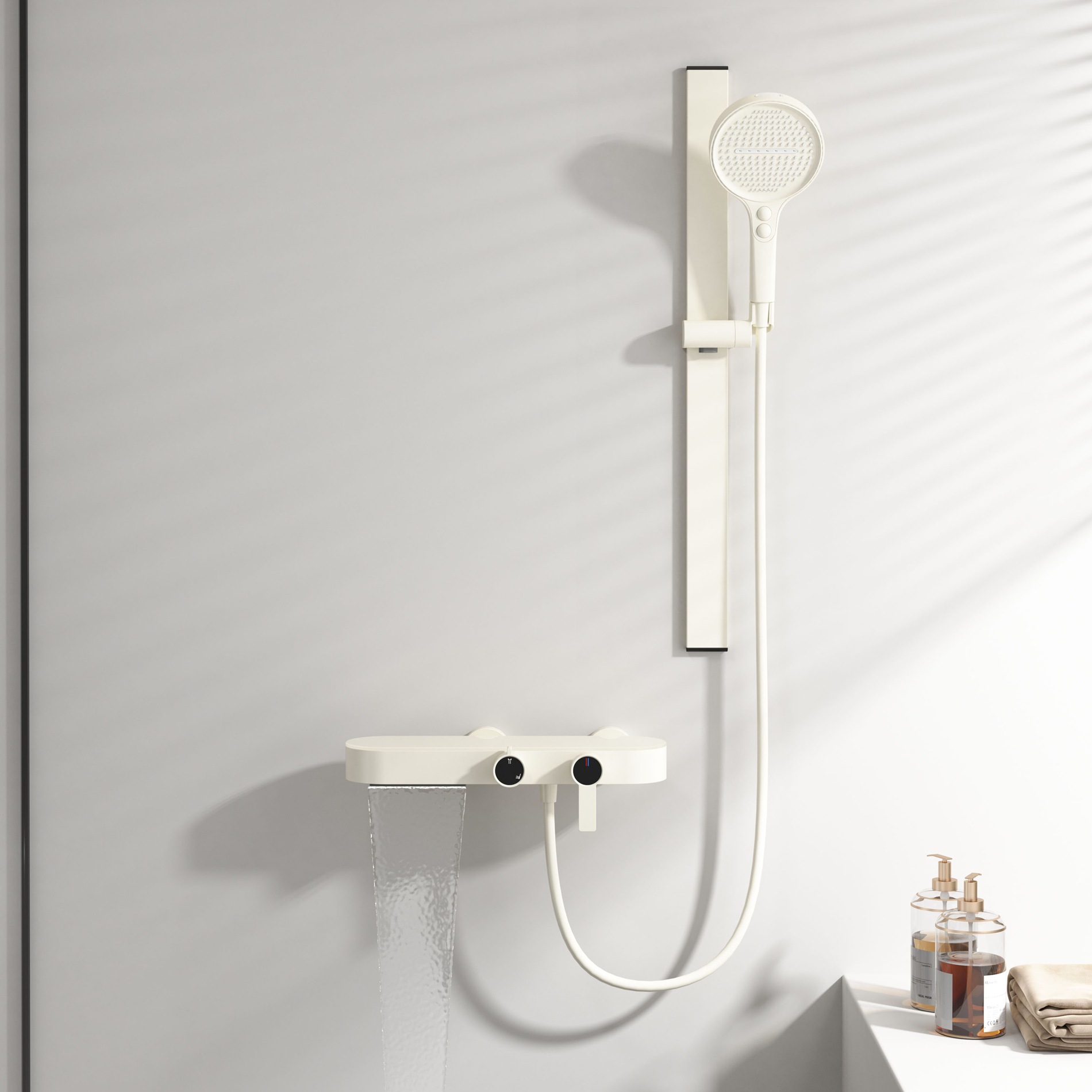 Gunmetal Gray Shower Set For H – Home Bathroom recenzja i cena